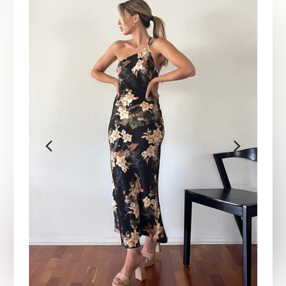 Floral Maxi Dress - Size S